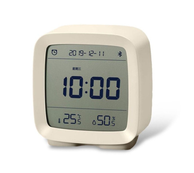 Часы с термометром Xiaomi Qingping Bluetooth Smart Alarm Clock White