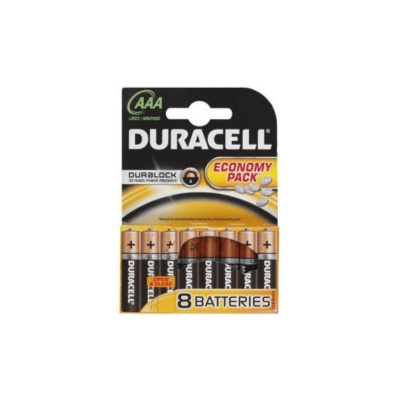Батарейки Duracell Basic LR03- MN2400 AAА (8шт)
